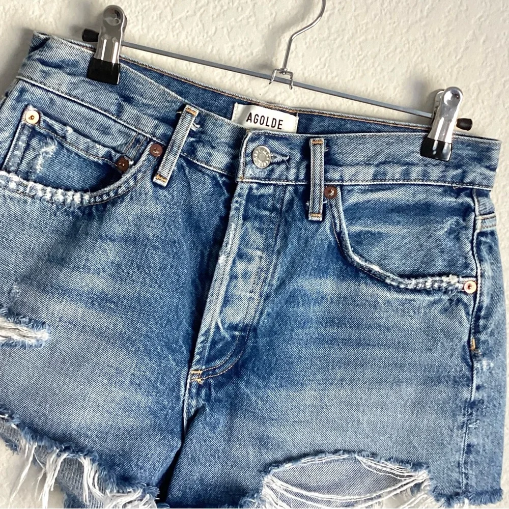 \Agolde\ Parker Vintage Cut Off Short (Organic Cotton)